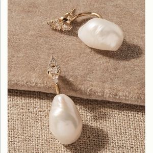 BHLDN Coryn pearl earrings